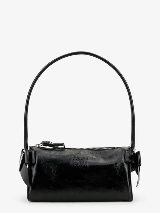 Leather shoulder bag