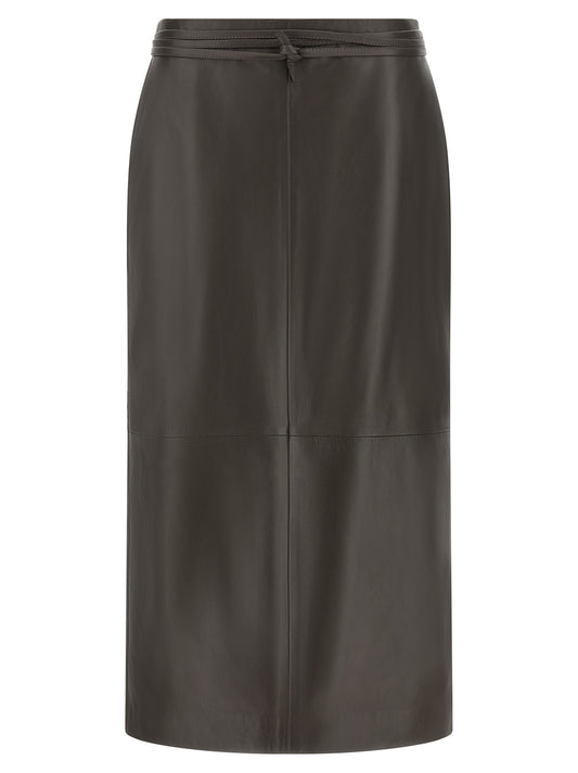 Leather skirt