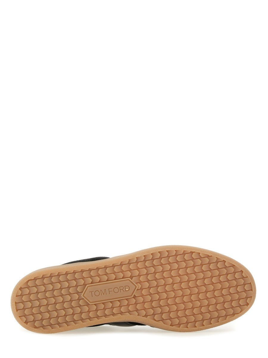 LEATHER SNEAKER WITH LOGO