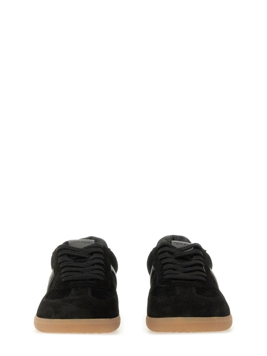 LEATHER SNEAKER WITH LOGO