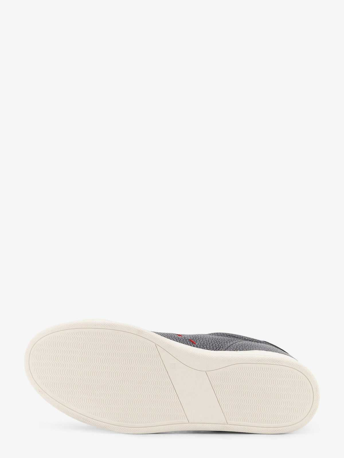 Leather sneakers with iconic side stitching