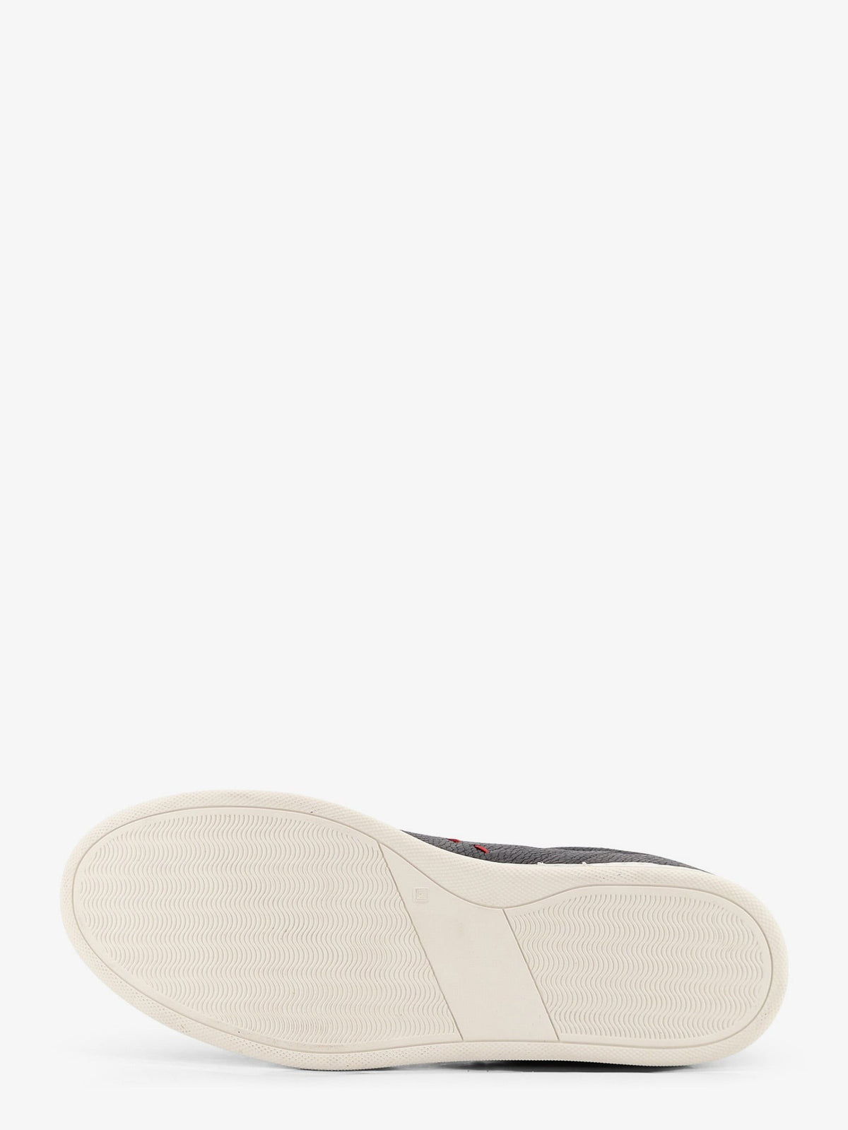Leather sneakers with iconic side stitching