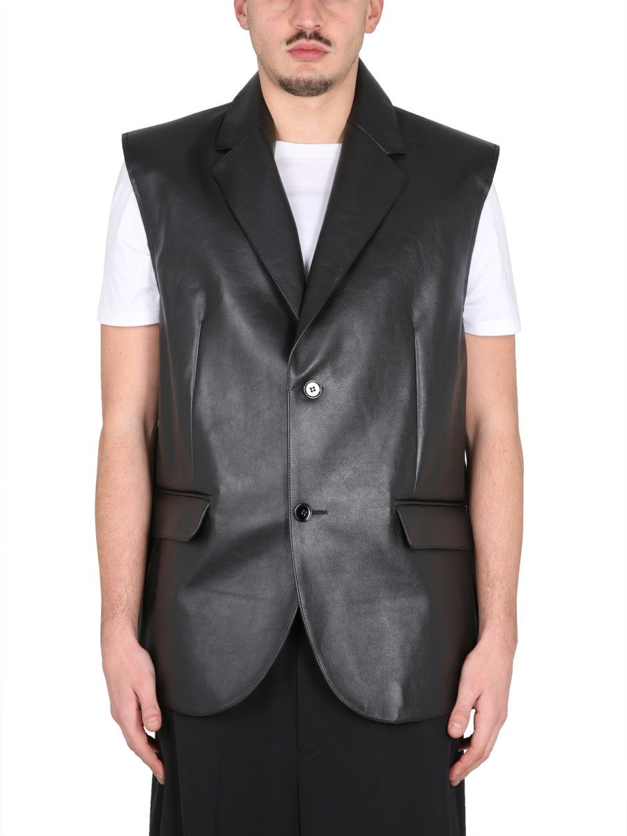 LEATHER VEST