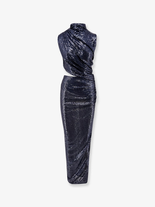 Leo stretch tulle dress with sequins