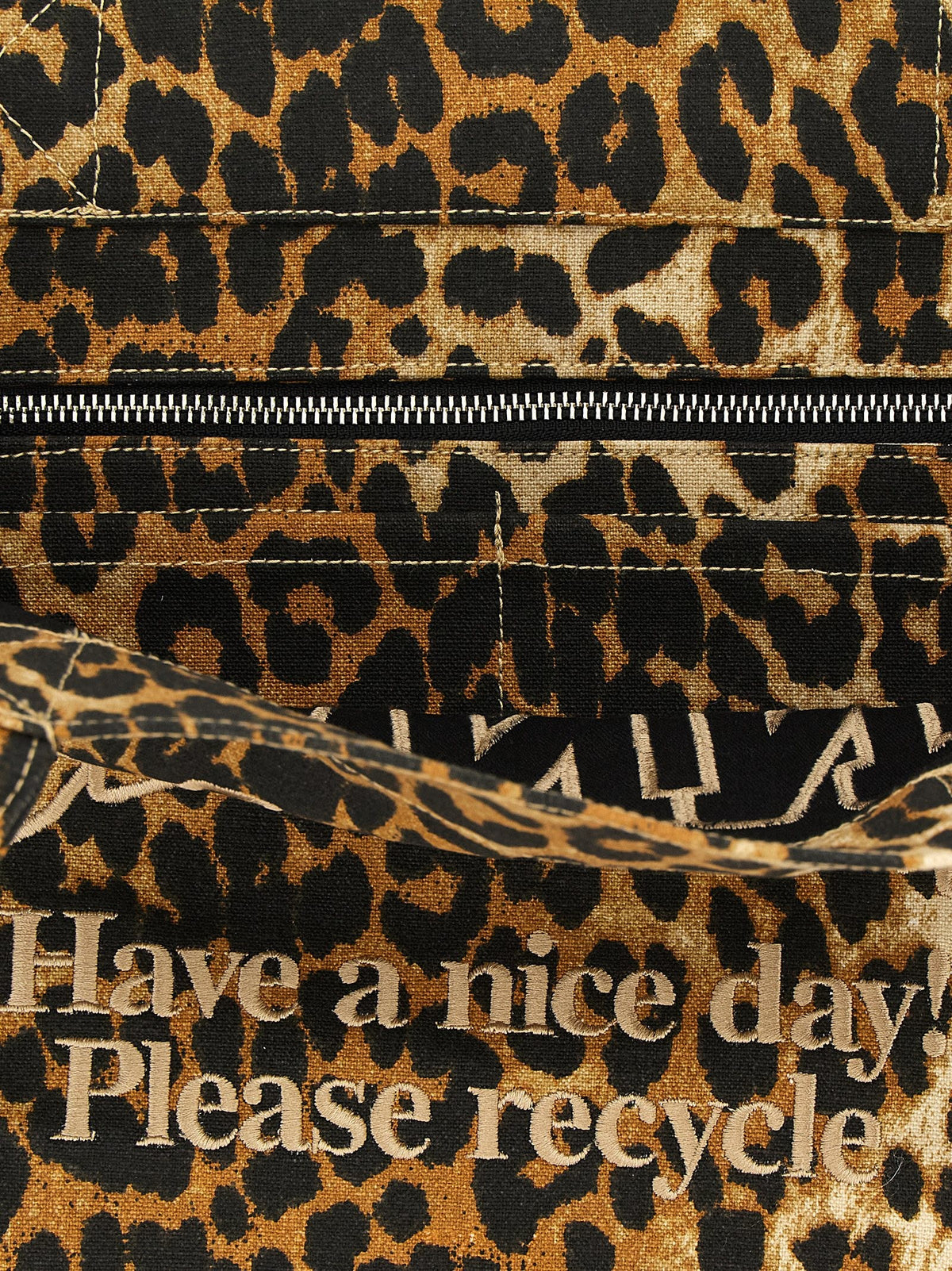 'Leopard' large shopping bag