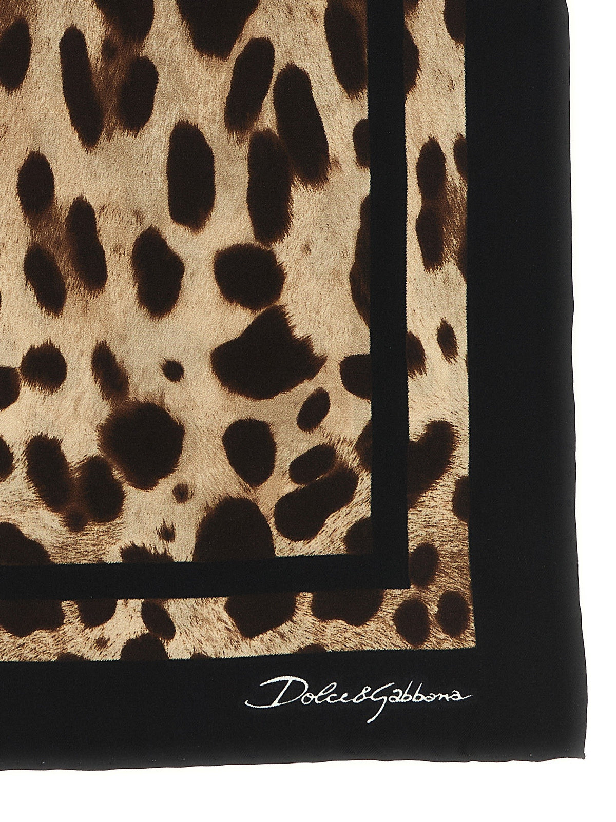 Leopard-print scarf