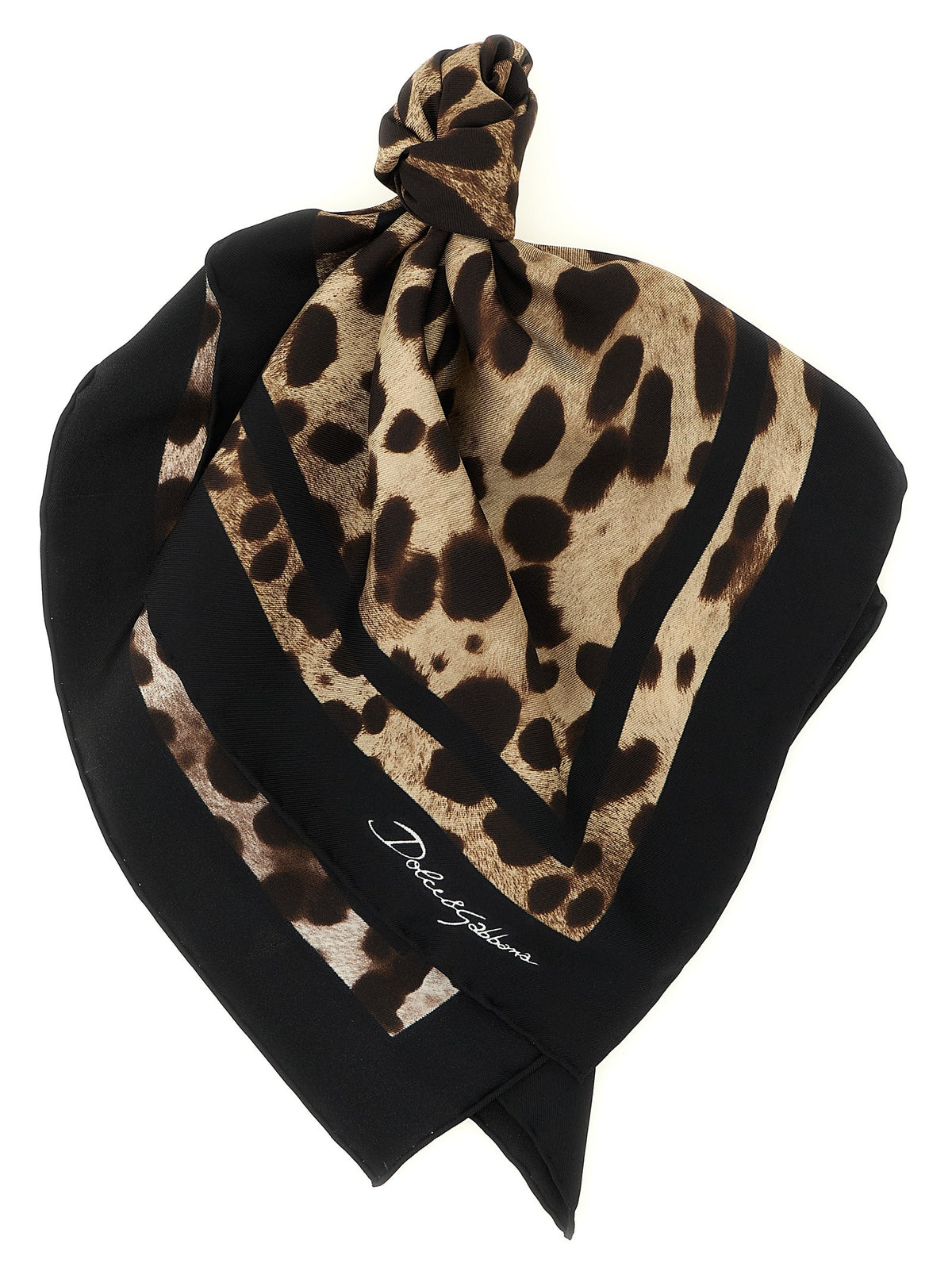 Leopard-print scarf