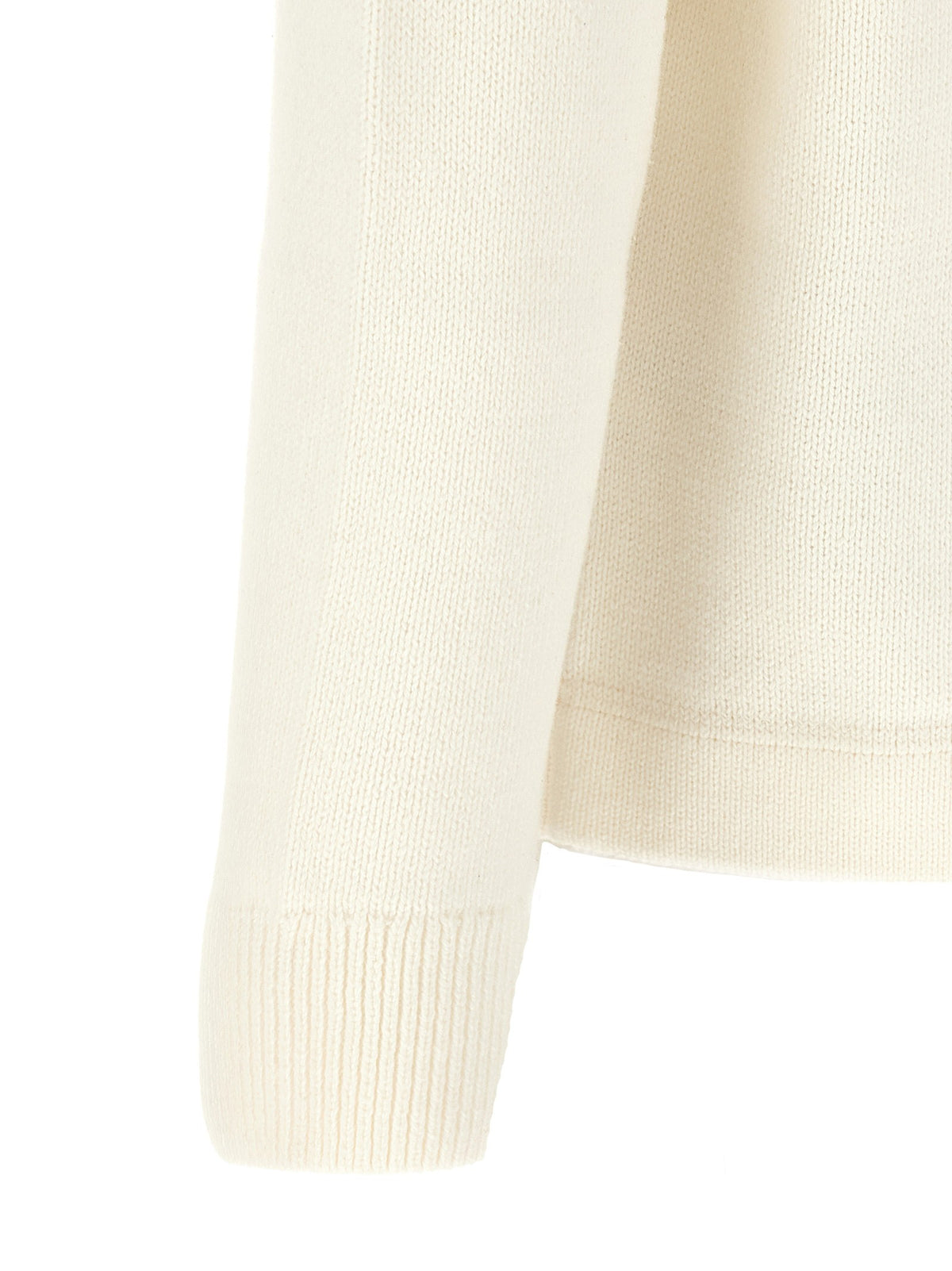 Letter intarsia cardigan