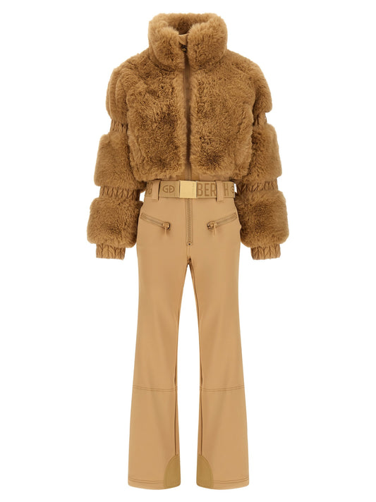 'Lieke' beige ski suit