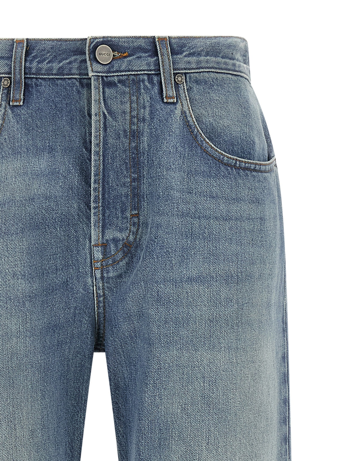 Light blue high waist jeans