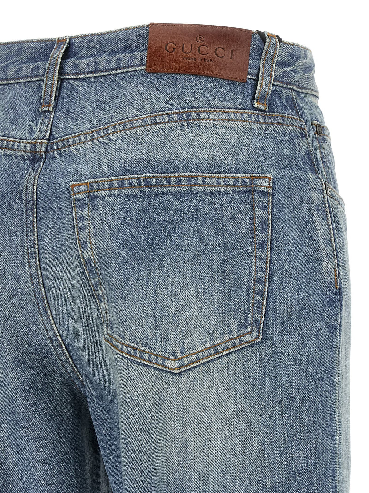 Light blue high waist jeans