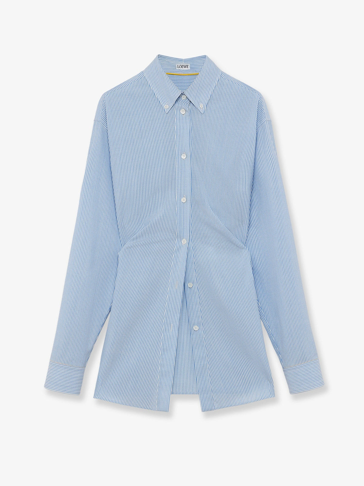 Lightweight wool striped shirt