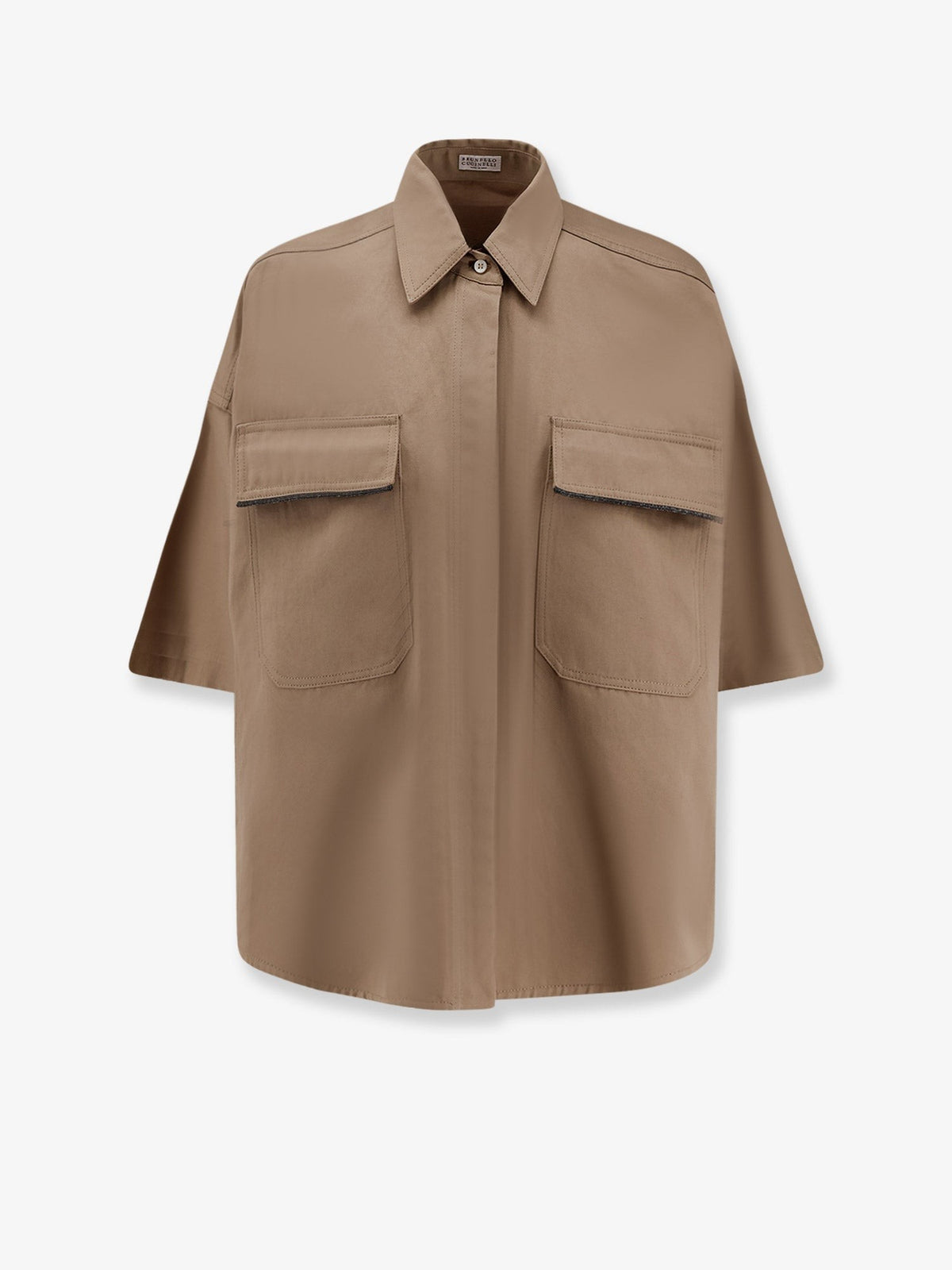 Linen and cotton blend shirt