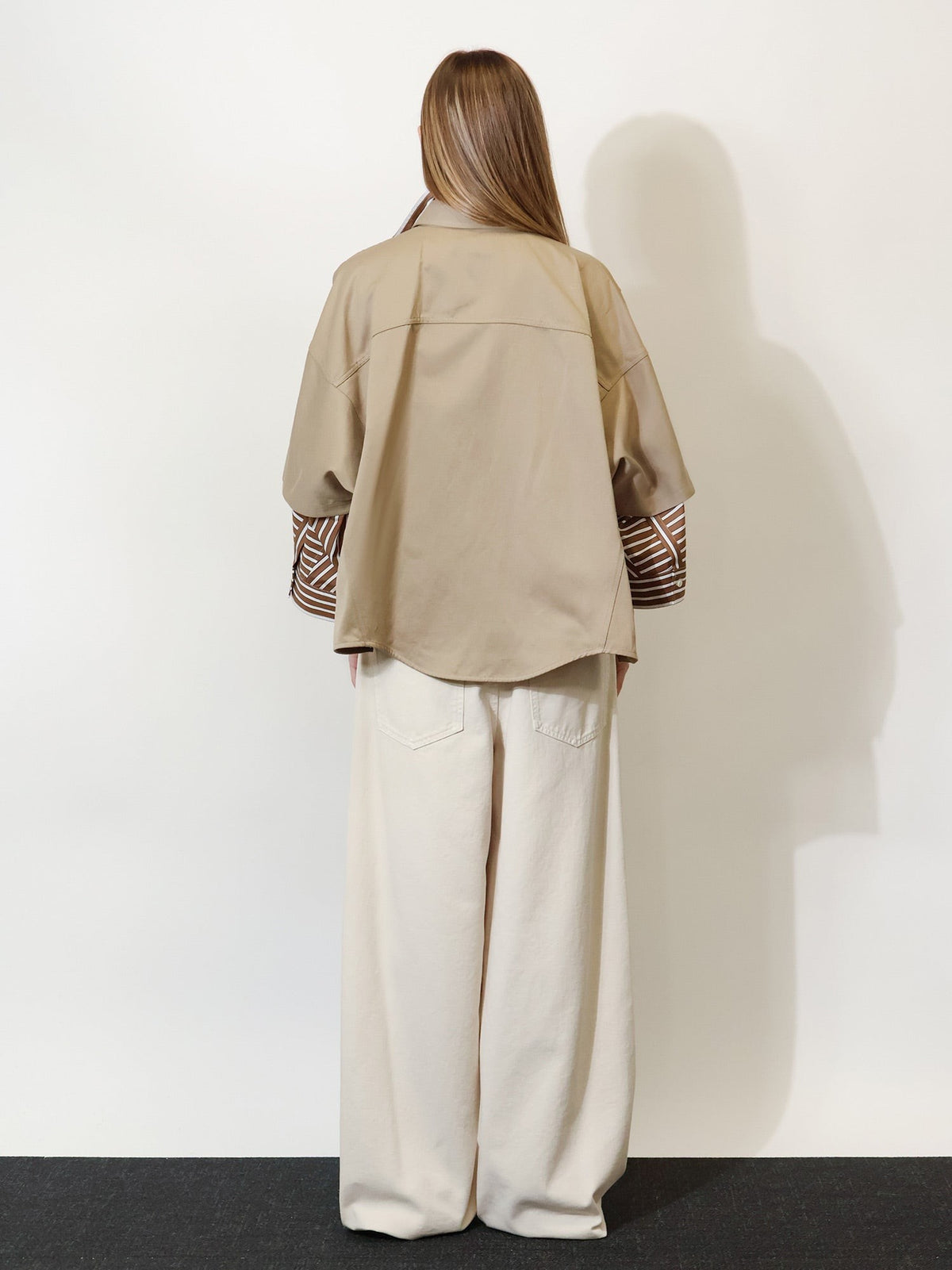Linen and cotton blend shirt
