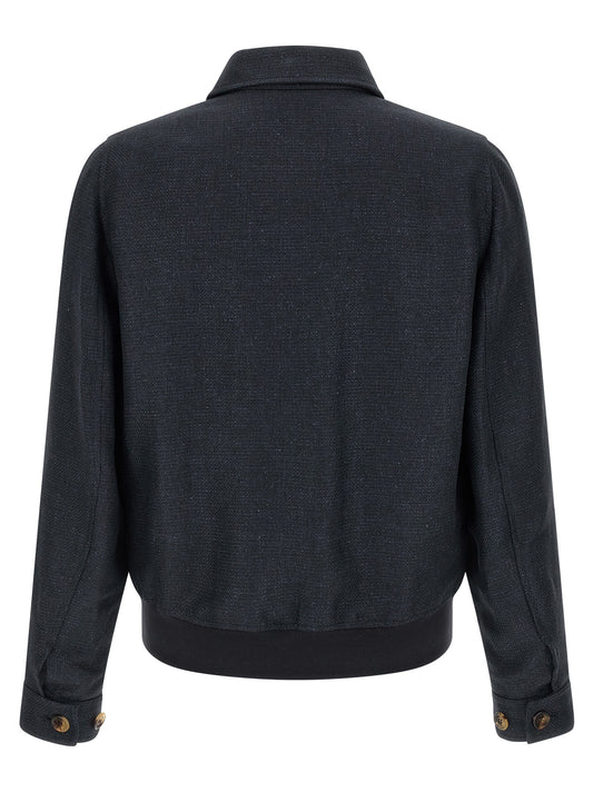 Linen blend jacket