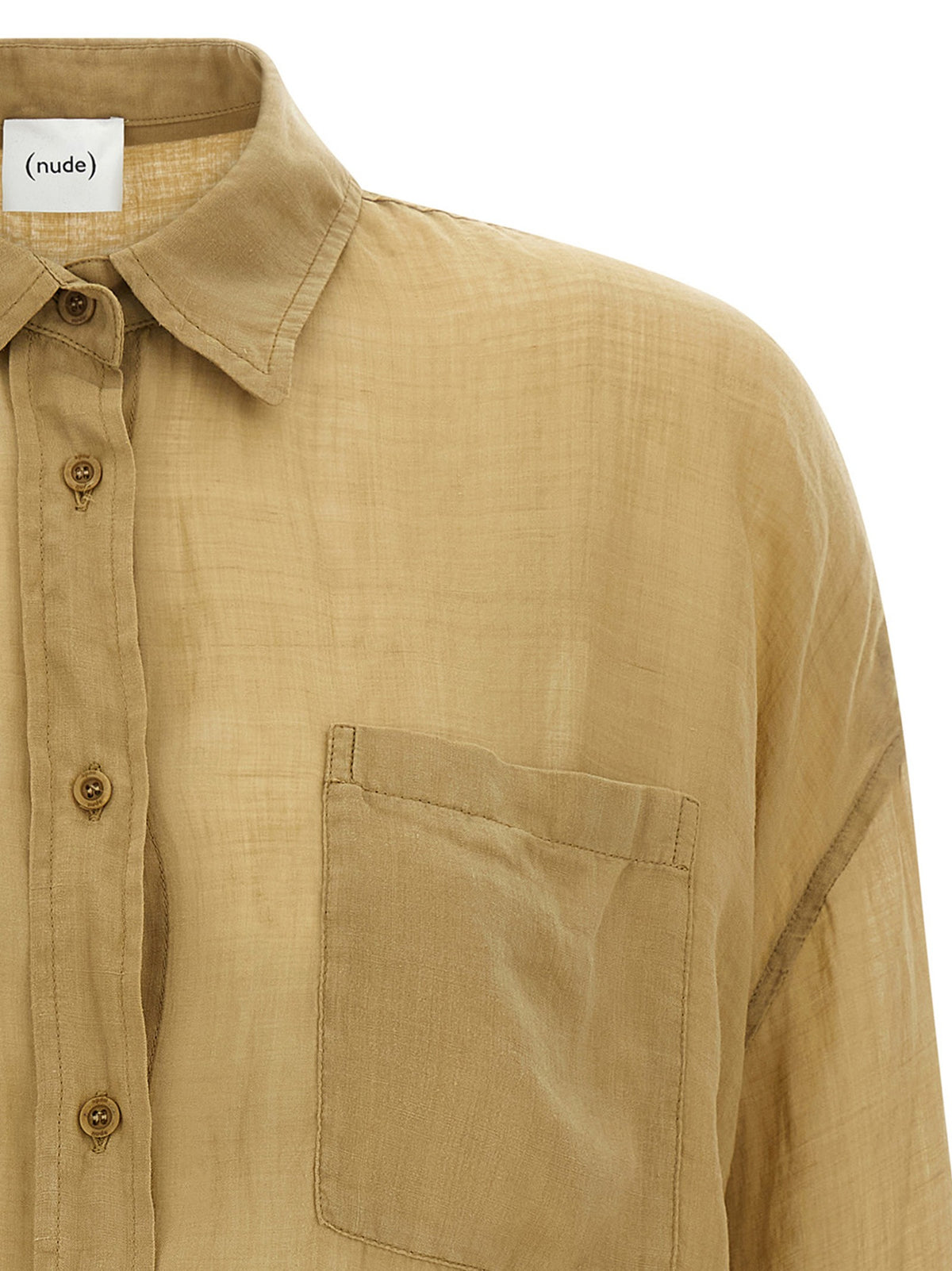 Linen blend shirt