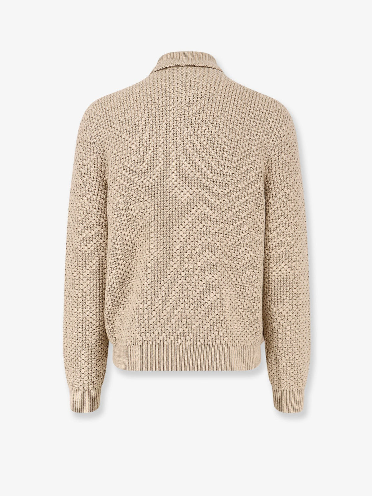 Linen, virgin wool, cashmere and silk blend sweater