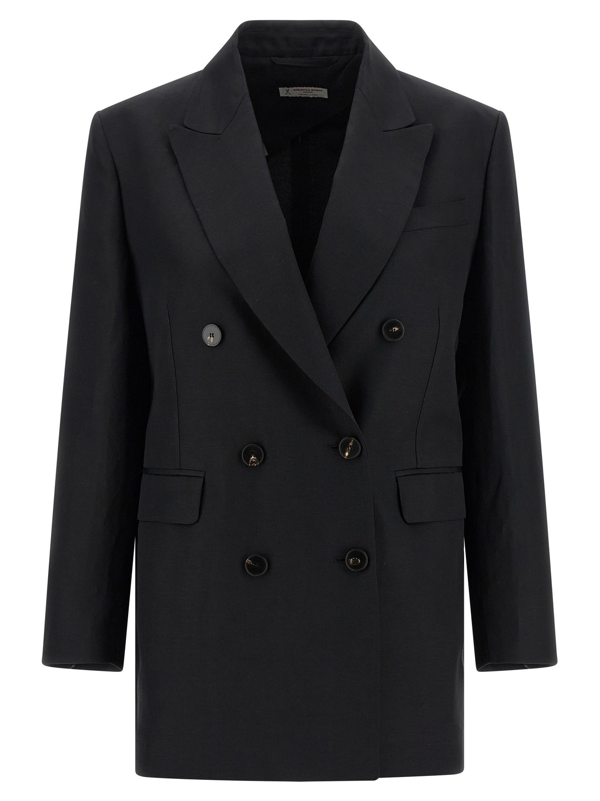 Linen viscose blazer