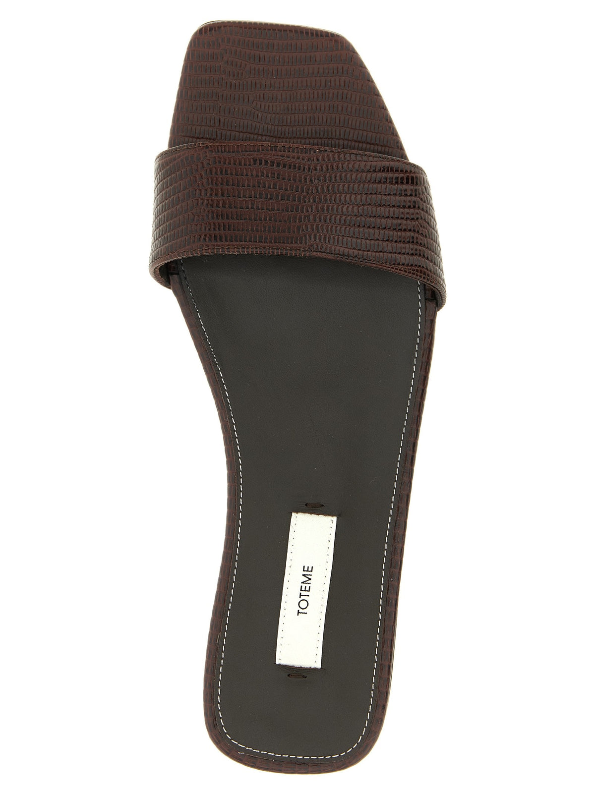 Lizard leather sandals