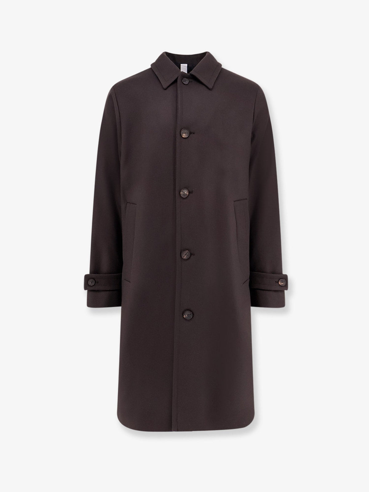Loconia Single-Breasted wool blend coat
