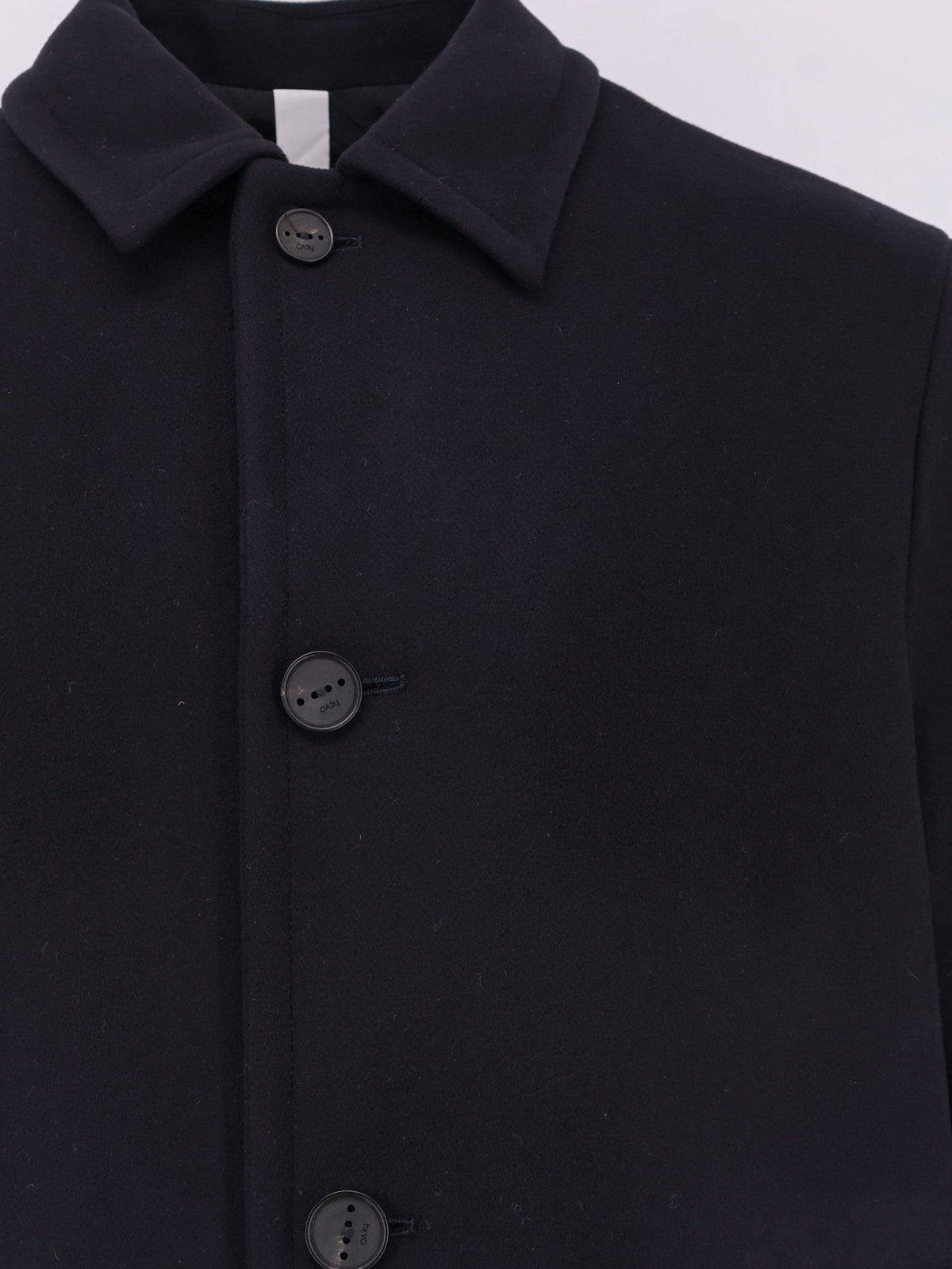 Loconia single-breasted wool blend coat