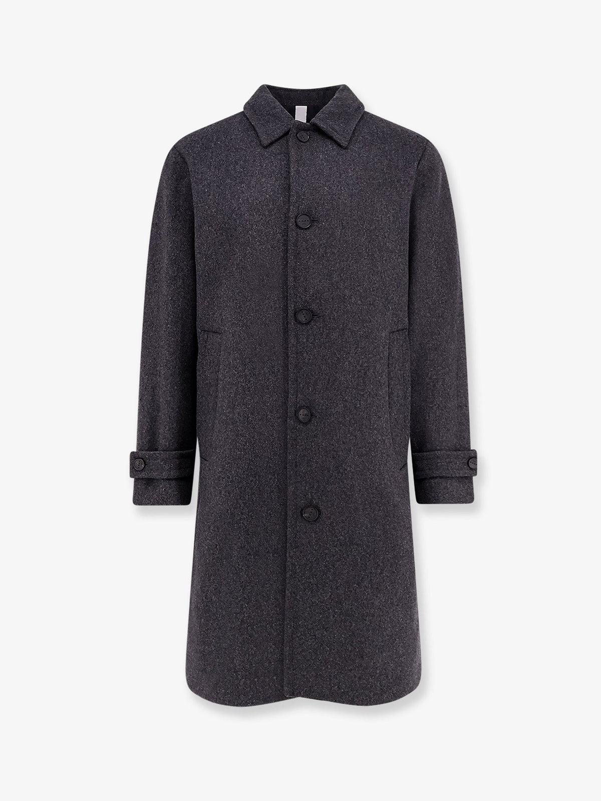 Loconia single-breasted wool blend coat