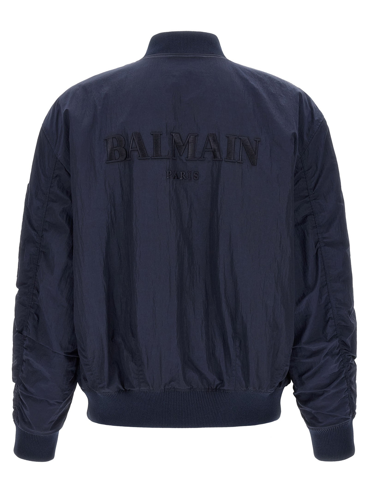 Logo embroidery bomber jacket