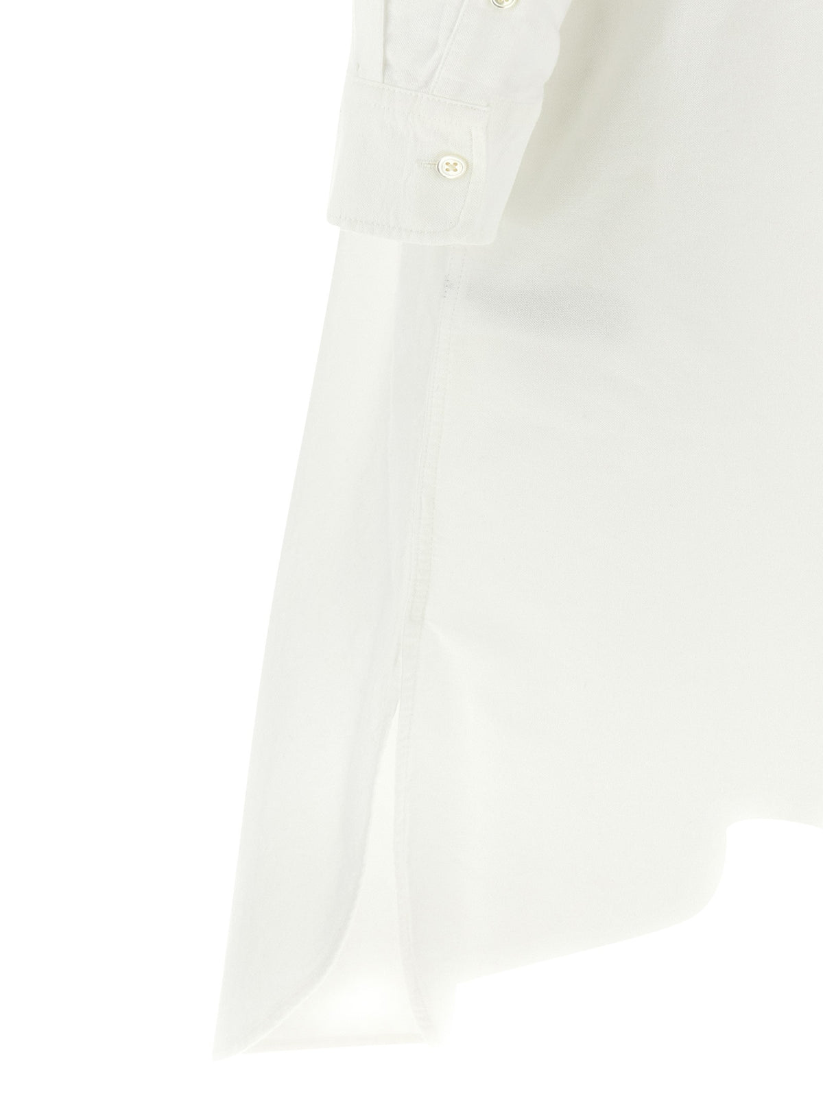 Logo embroidery chemisier dress