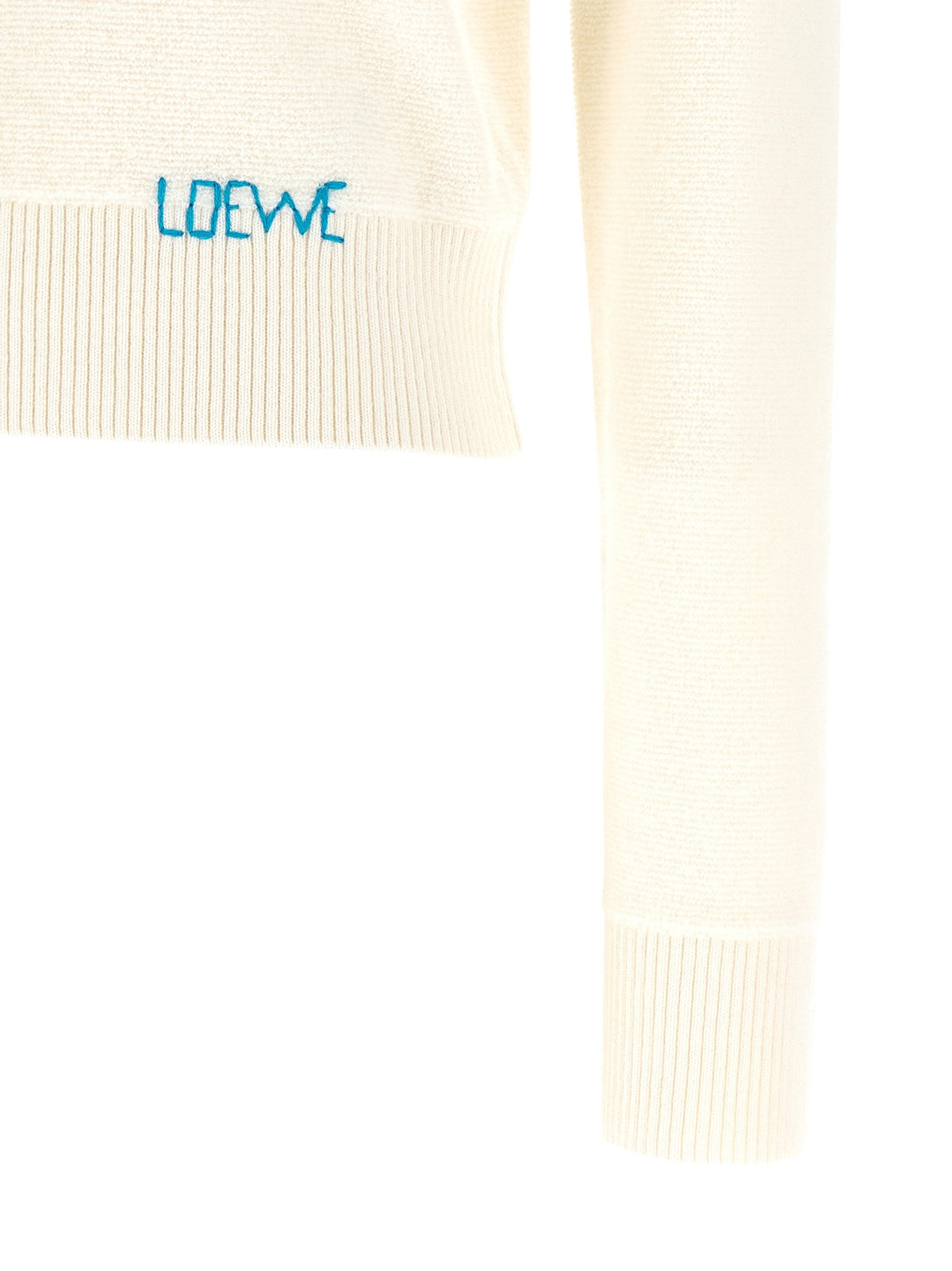 Logo embroidery sweater