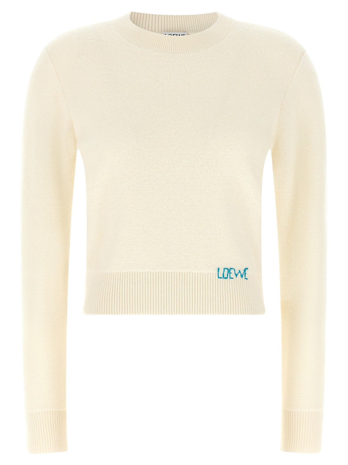 Logo embroidery sweater