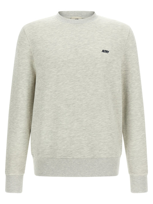 Logo embroidery sweatshirt