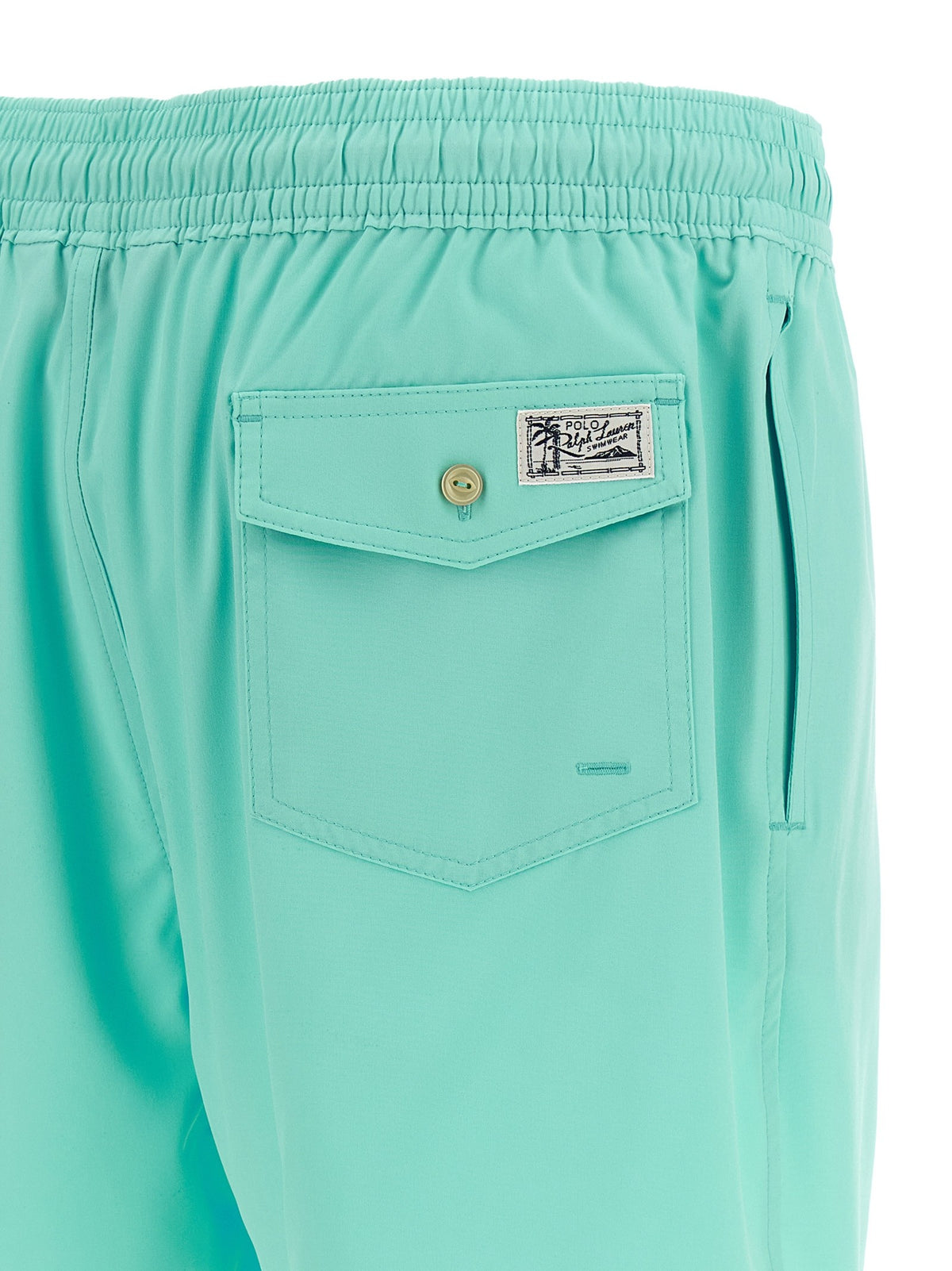 Logo embroidery swim shorts