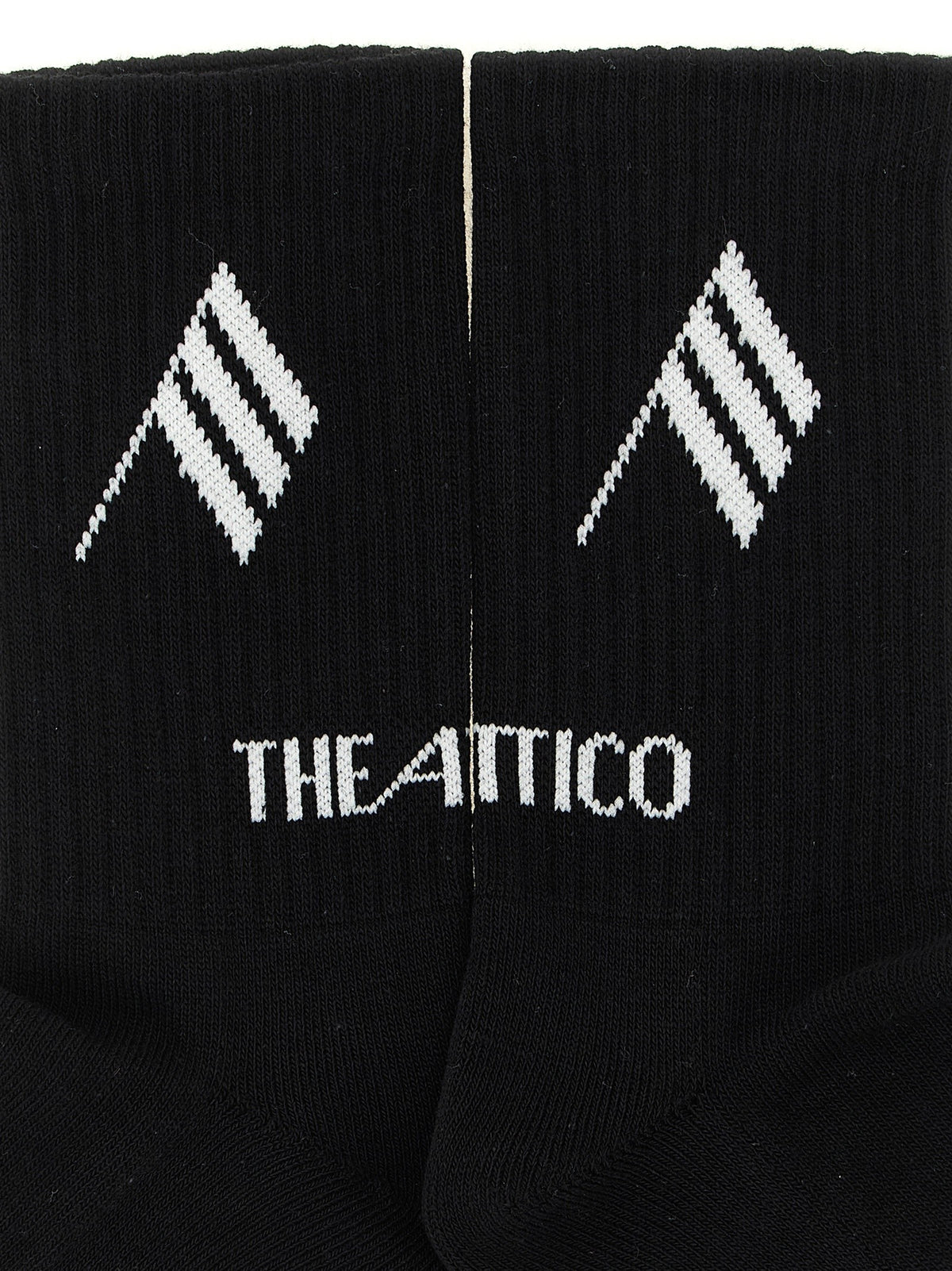 Logo intarsia socks