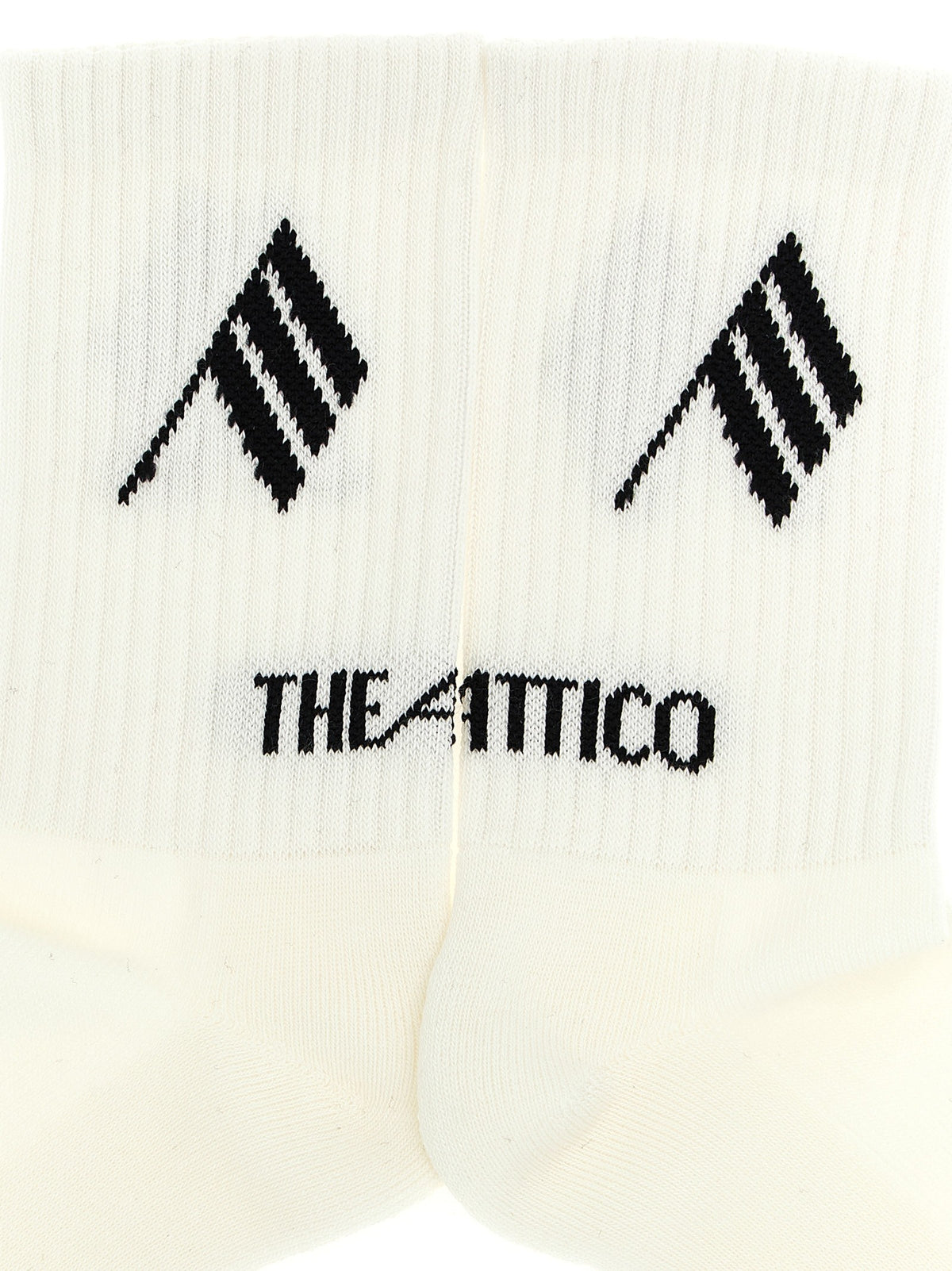 Logo intarsia socks
