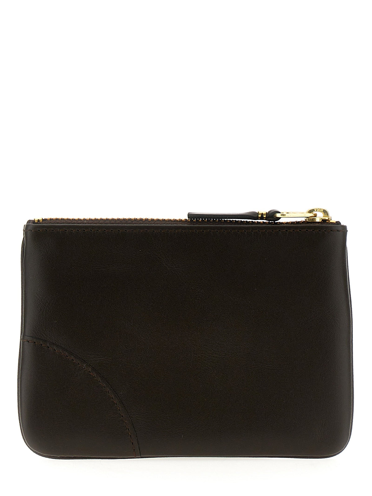 Logo leather wallet