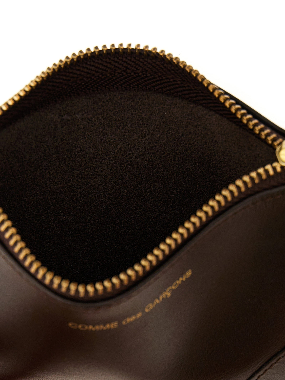 Logo leather wallet