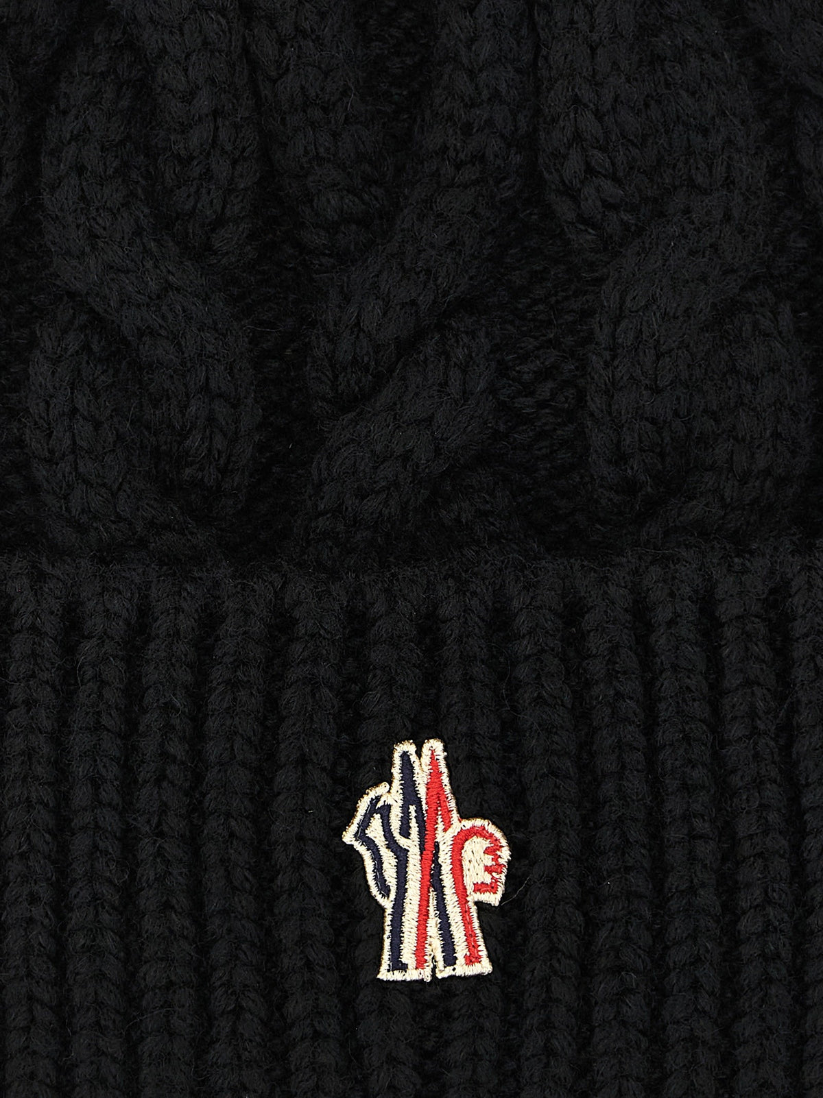 Logo patch beanie