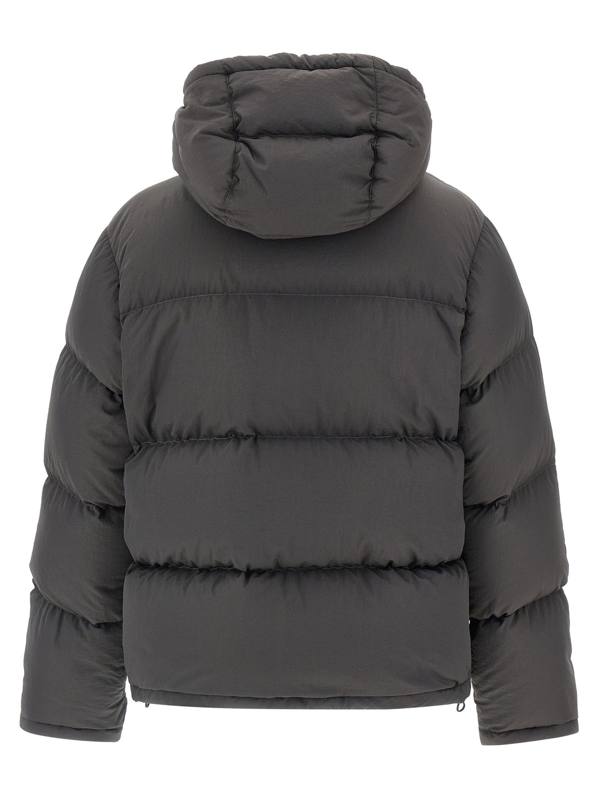 Logo patch down jacket