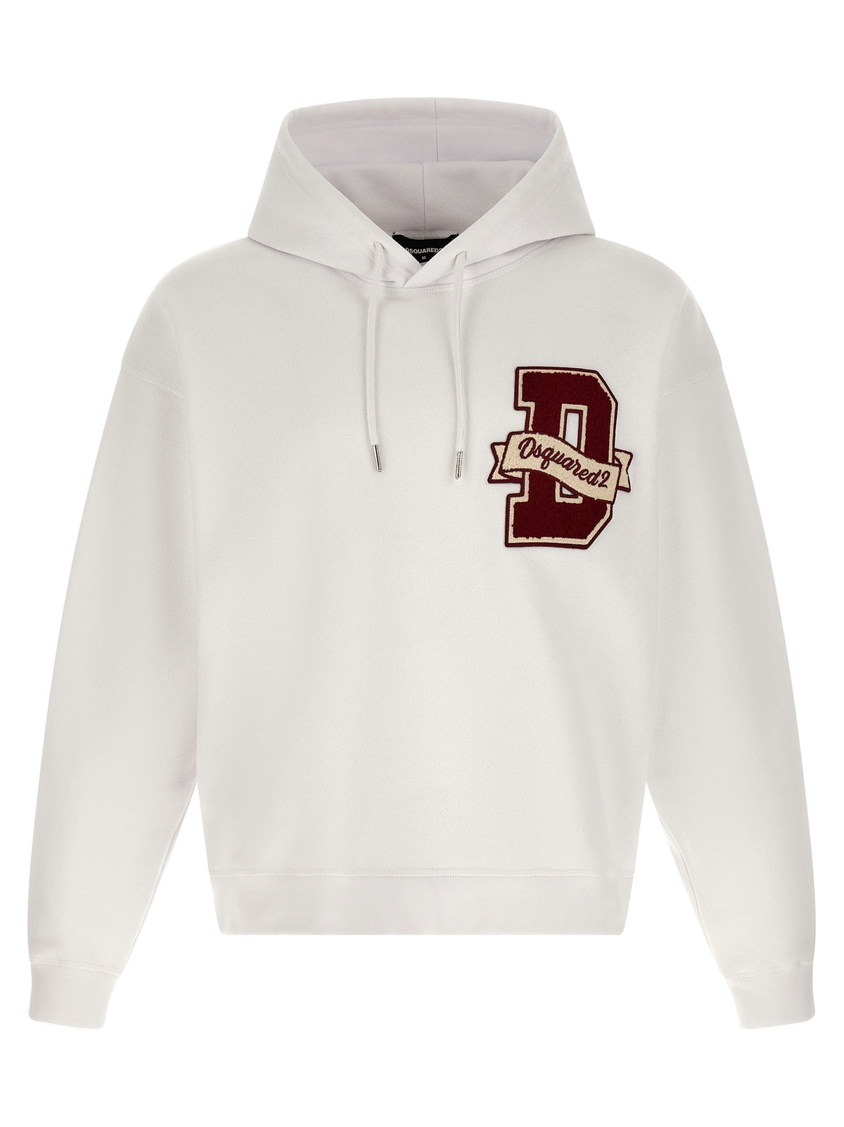 Logo patch hoodie