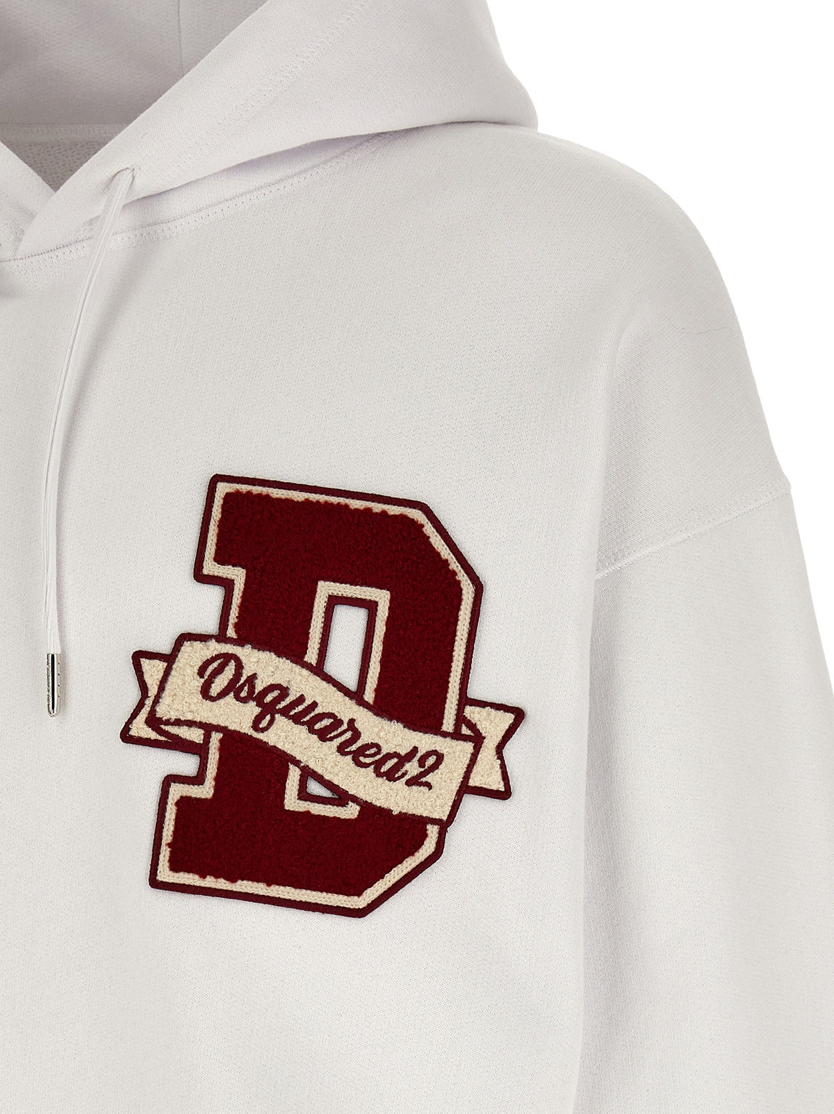 Logo patch hoodie
