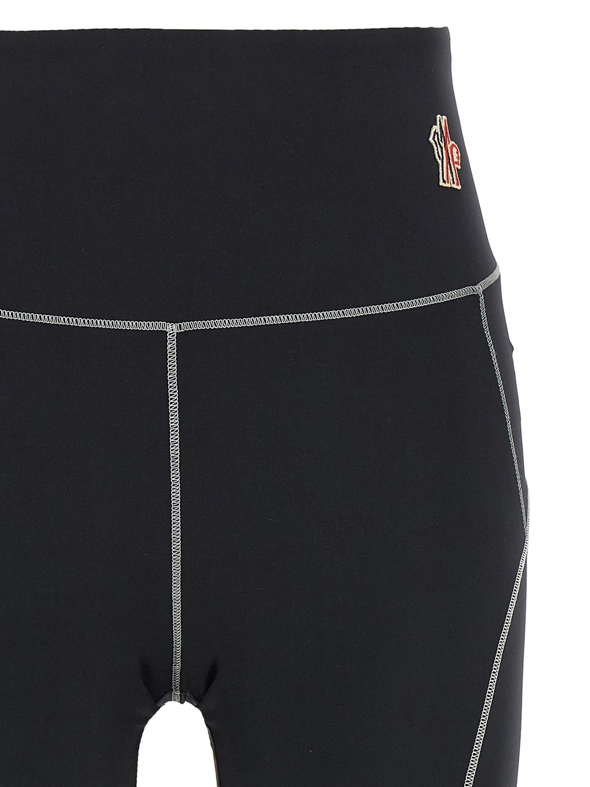 Logo patch leggings
