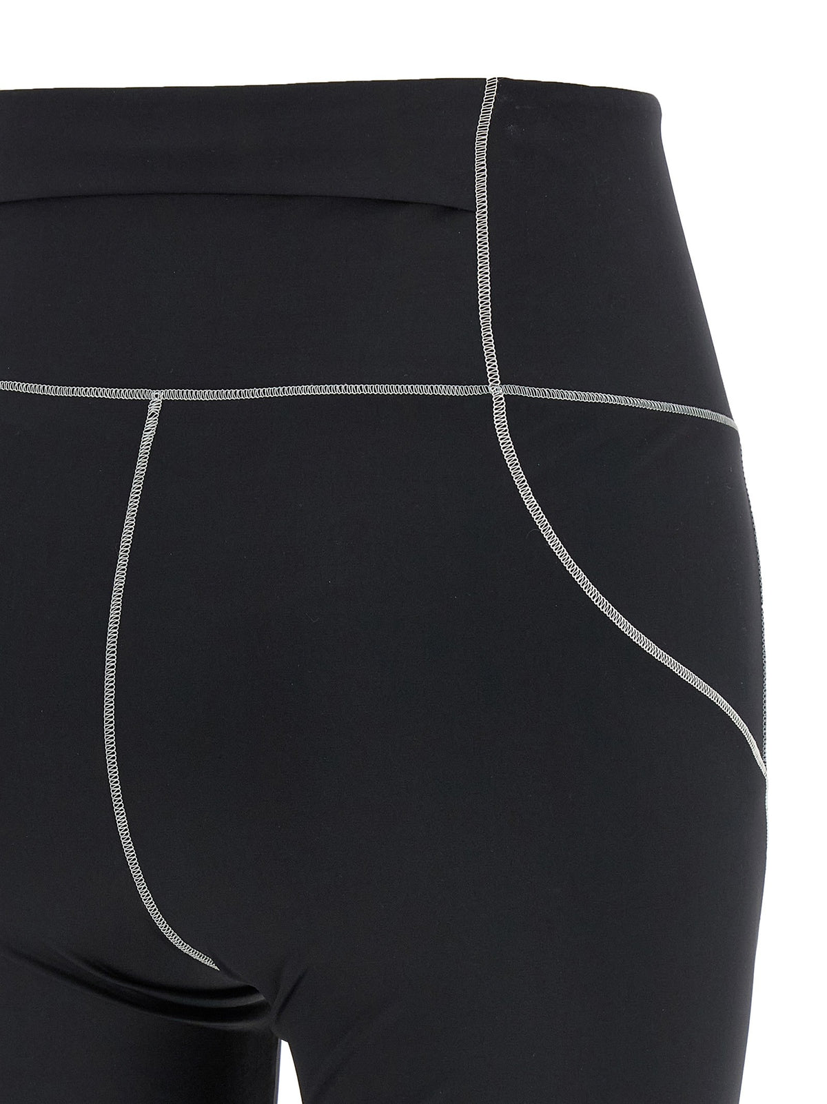 Logo patch leggings