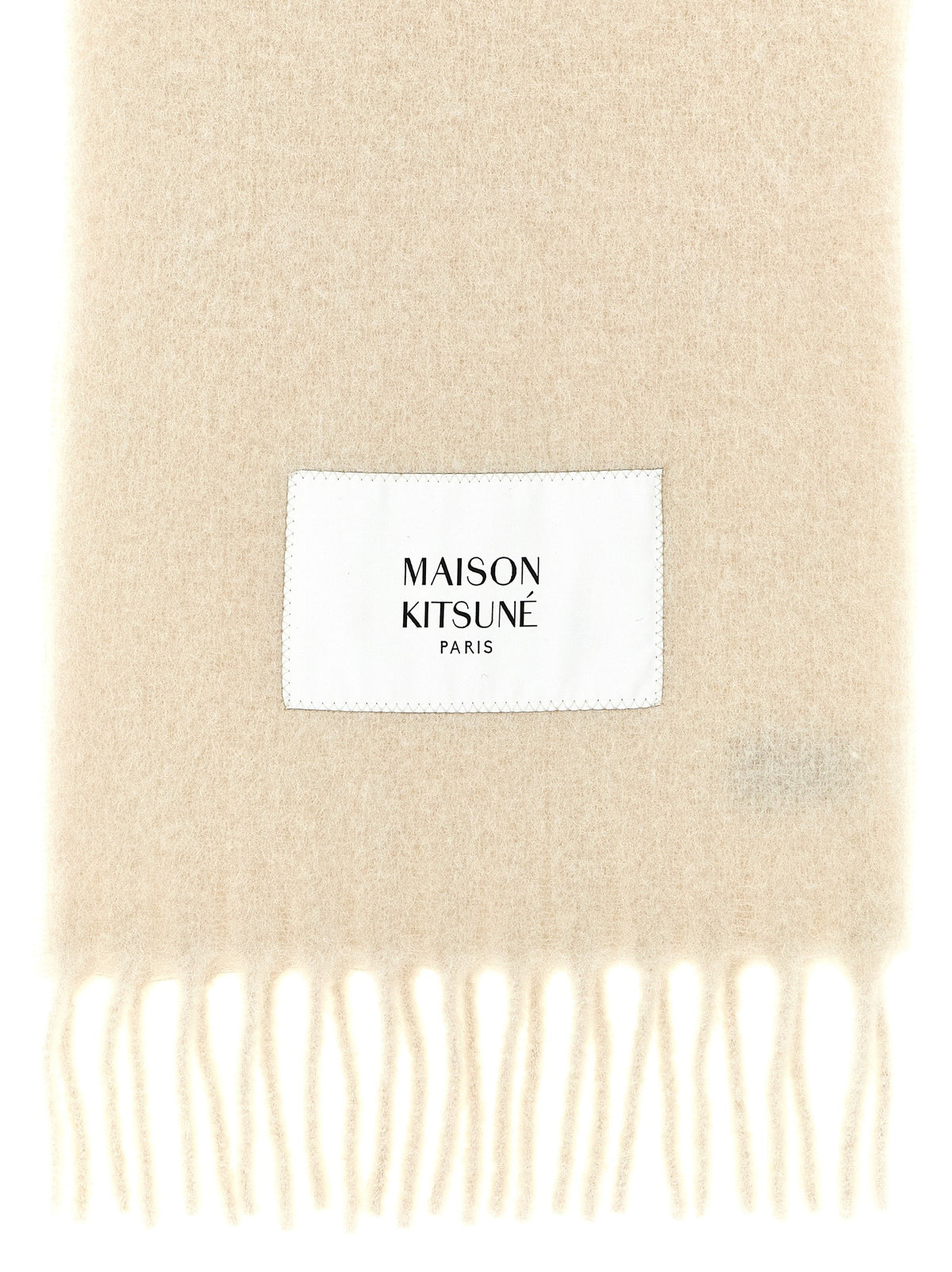 Logo patch scarf