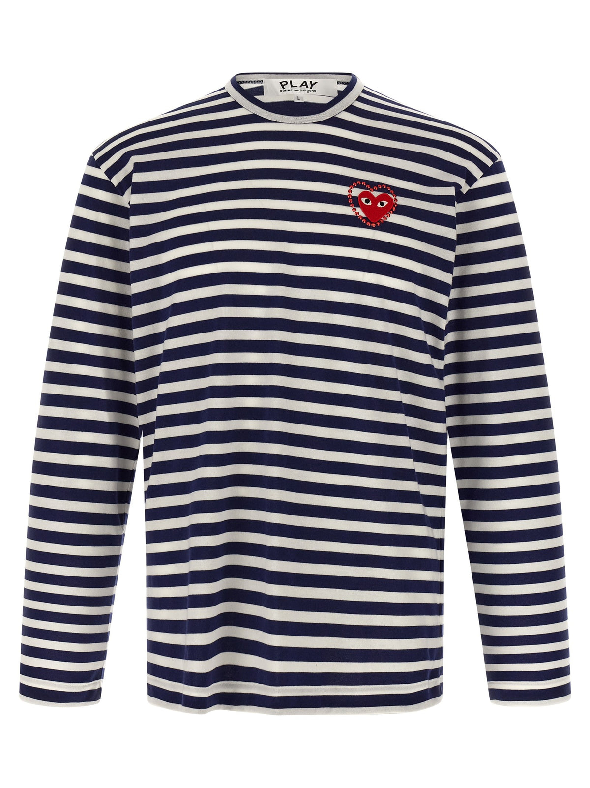 Logo patch stripes t-shirt