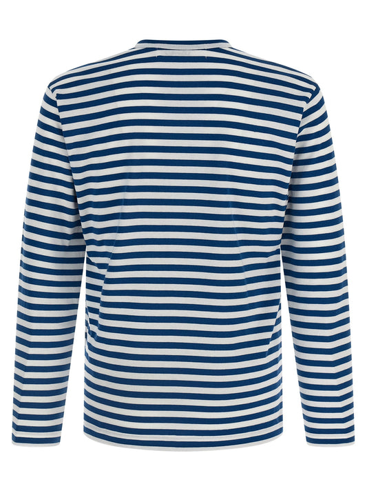 Logo patch stripes t-shirt