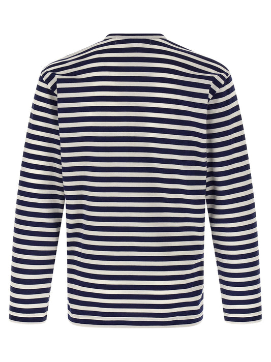 Logo patch stripes t-shirt