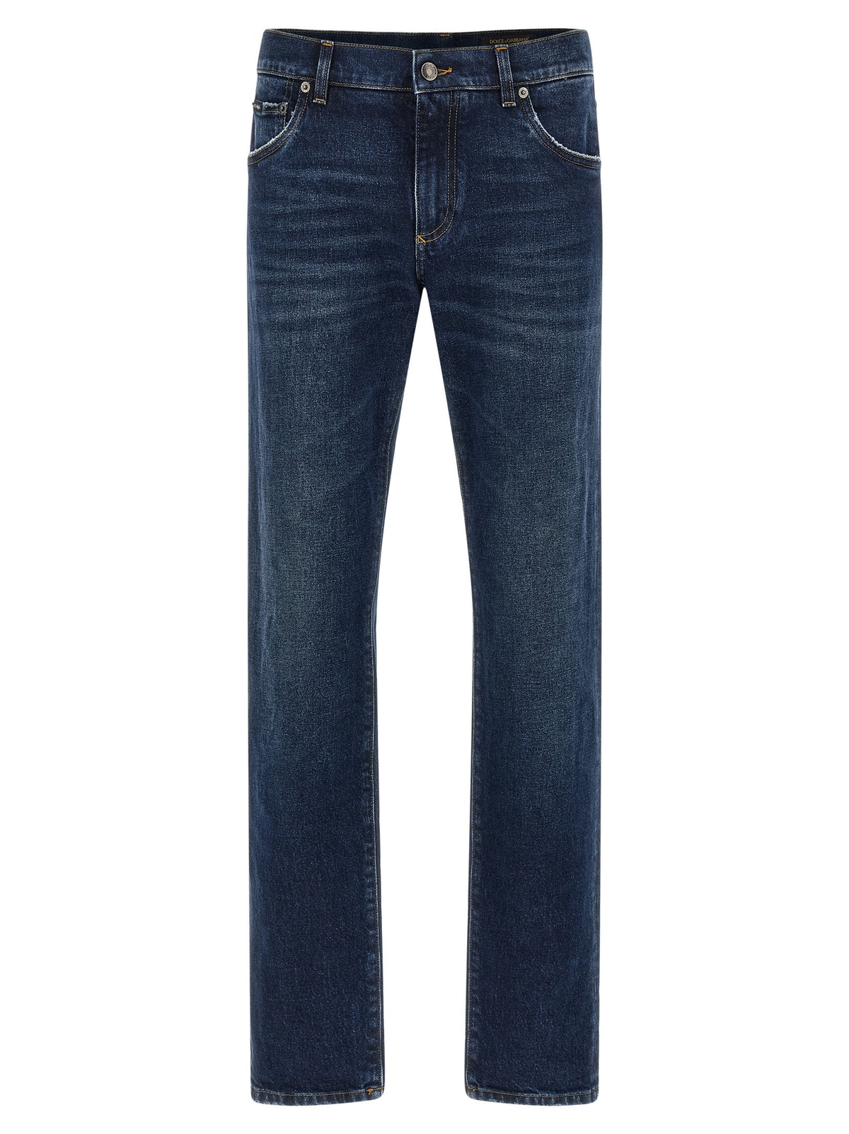 Logo plaque jeans
