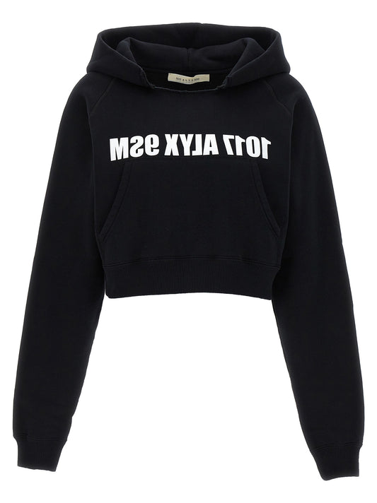 Logo print hoodie