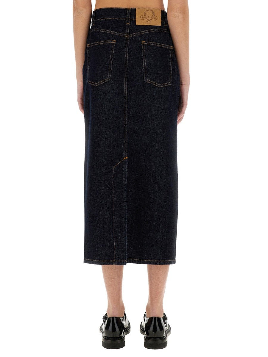 LONG DENIM SKIRT