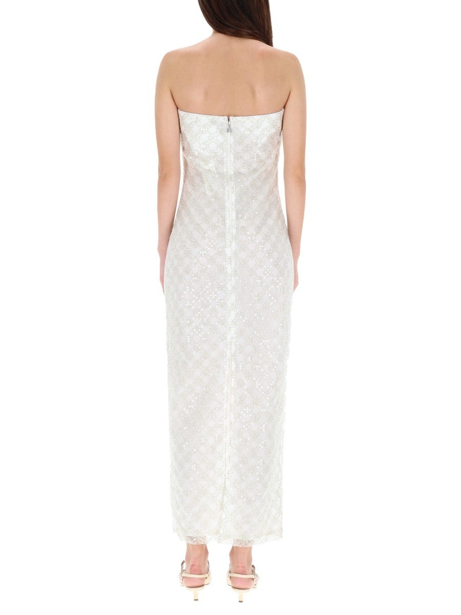LONG DRESS WITH BEADS